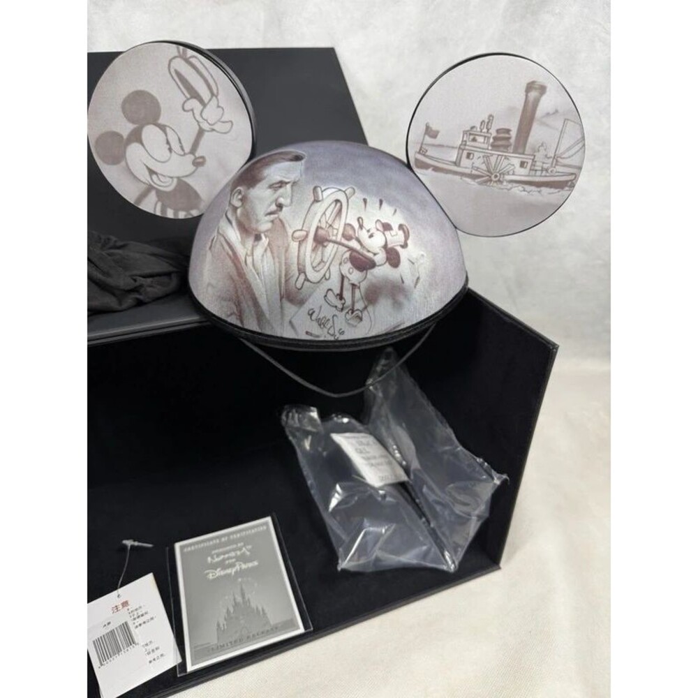 Disney Parks Designer Collection Steamboat Willie Ears Hat Noah Limited Release - Picture 2 of 8